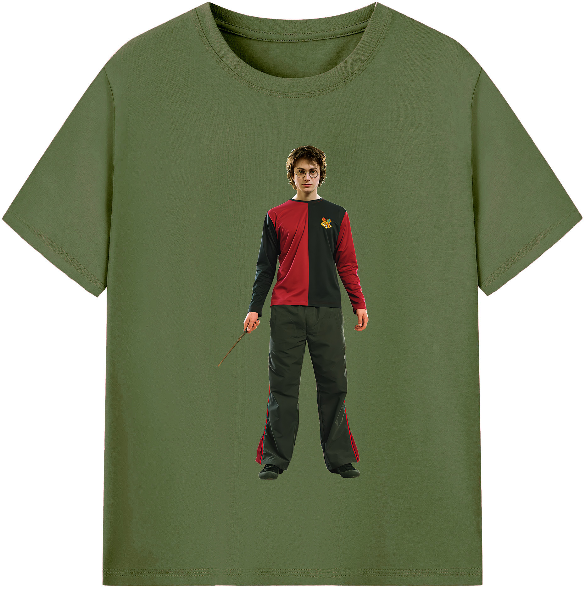 （画像用） Harry Potter ハリー・ポッターシリーズ 綿100％半袖Tシャツ（フロントプリント）